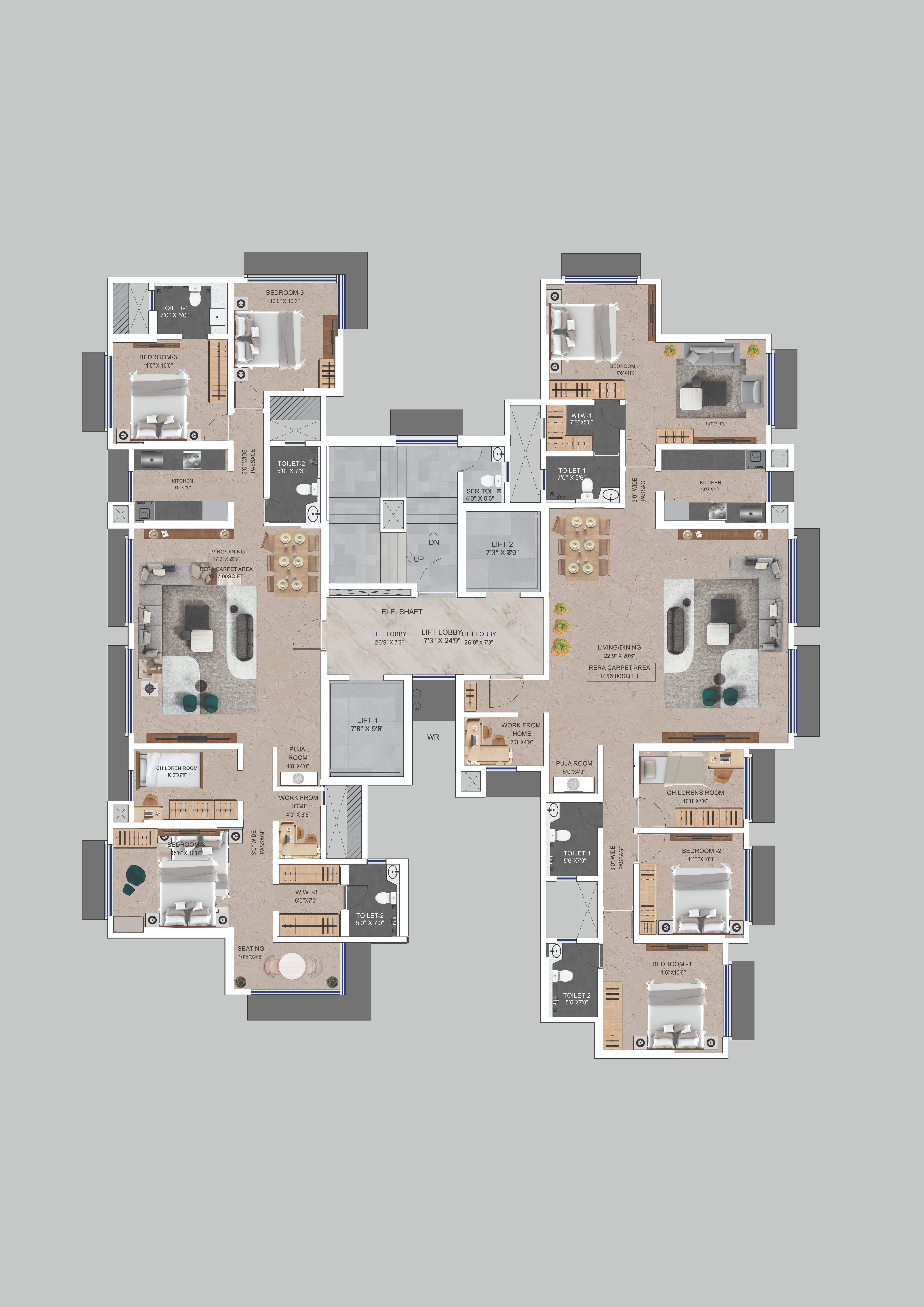 Studio floor plan
